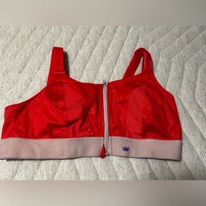 SHEFIT ultimate sports bra in Rush Red size 5‎ Luxe